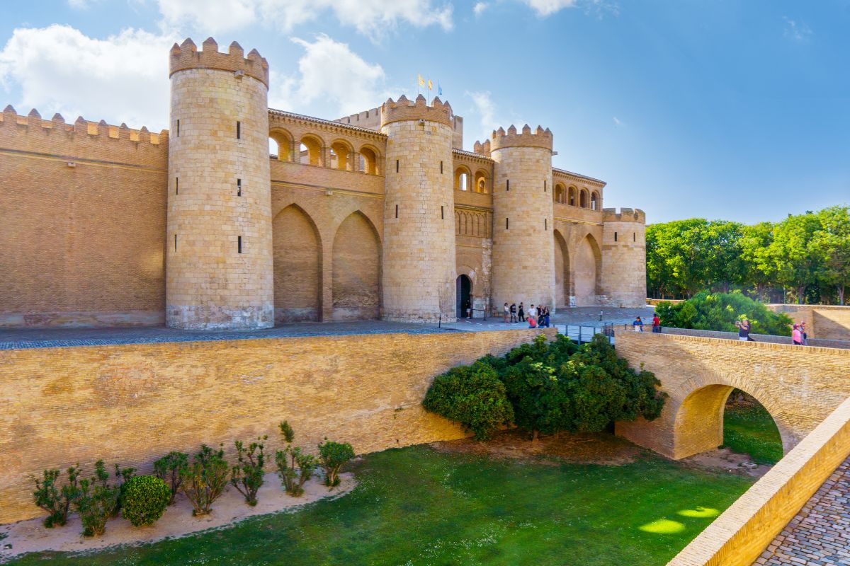 Palacio de la Aljafería en Zaragoza, Aragón
