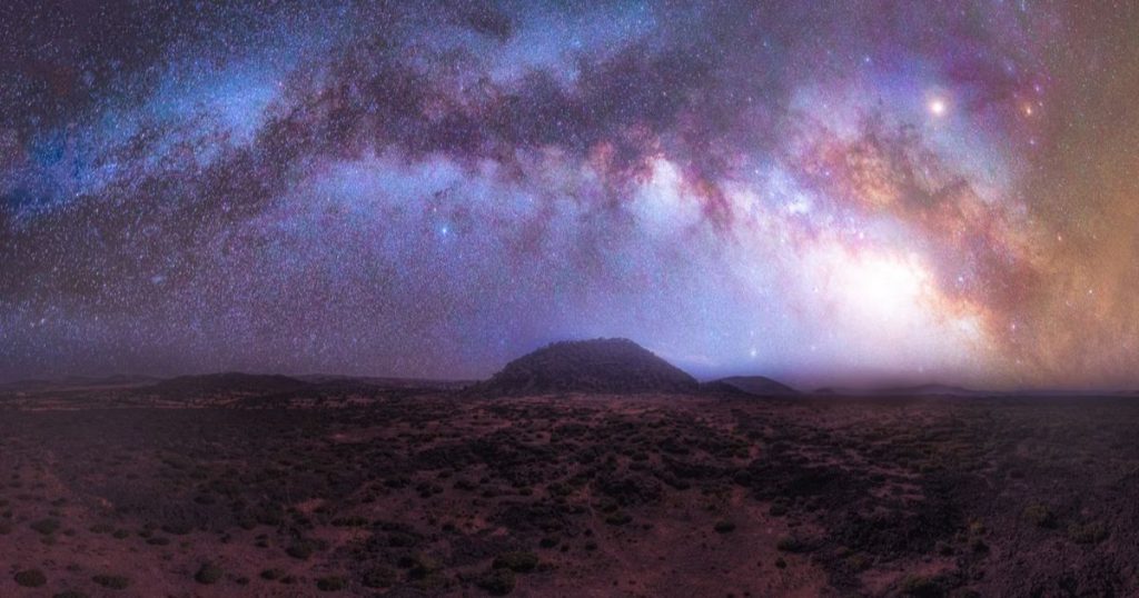 Lluvia de estrellas en Canarias: Perseidas sobre el cielo nocturno
